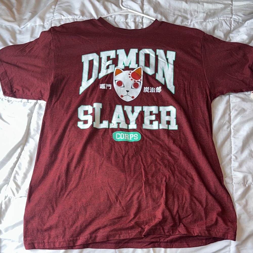 Demon Slayer Maroon Graphic Tee